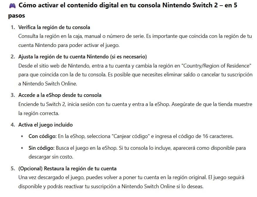 Nintendo Switch™ 2 + Mario Kart™ World Bundle versión internacional